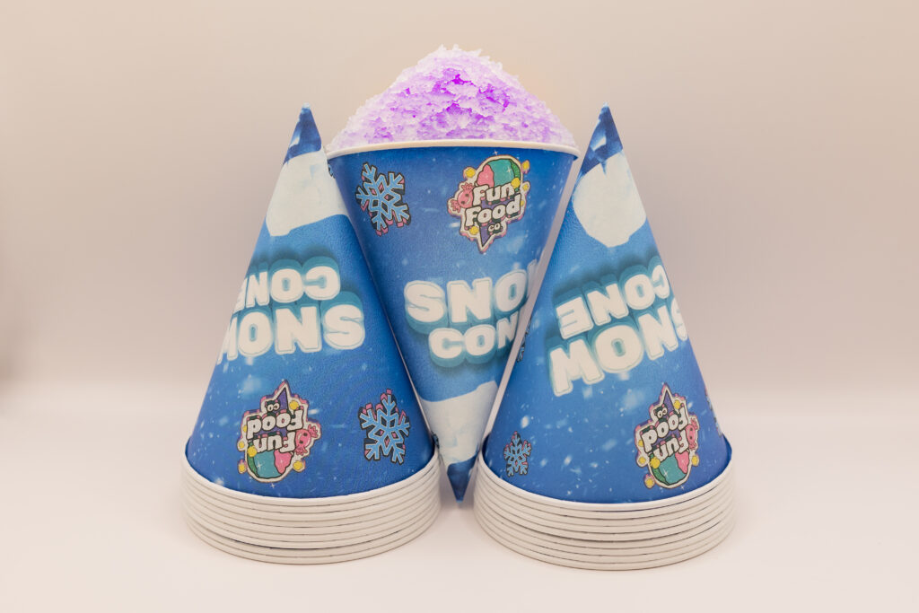 200 X 6oz 170ml Snow Cone Cups Fun Food Consumables