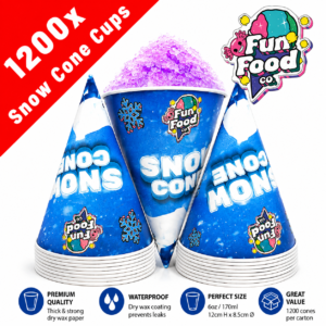 1200 x 6oz (170ml) Snow Cone Cups