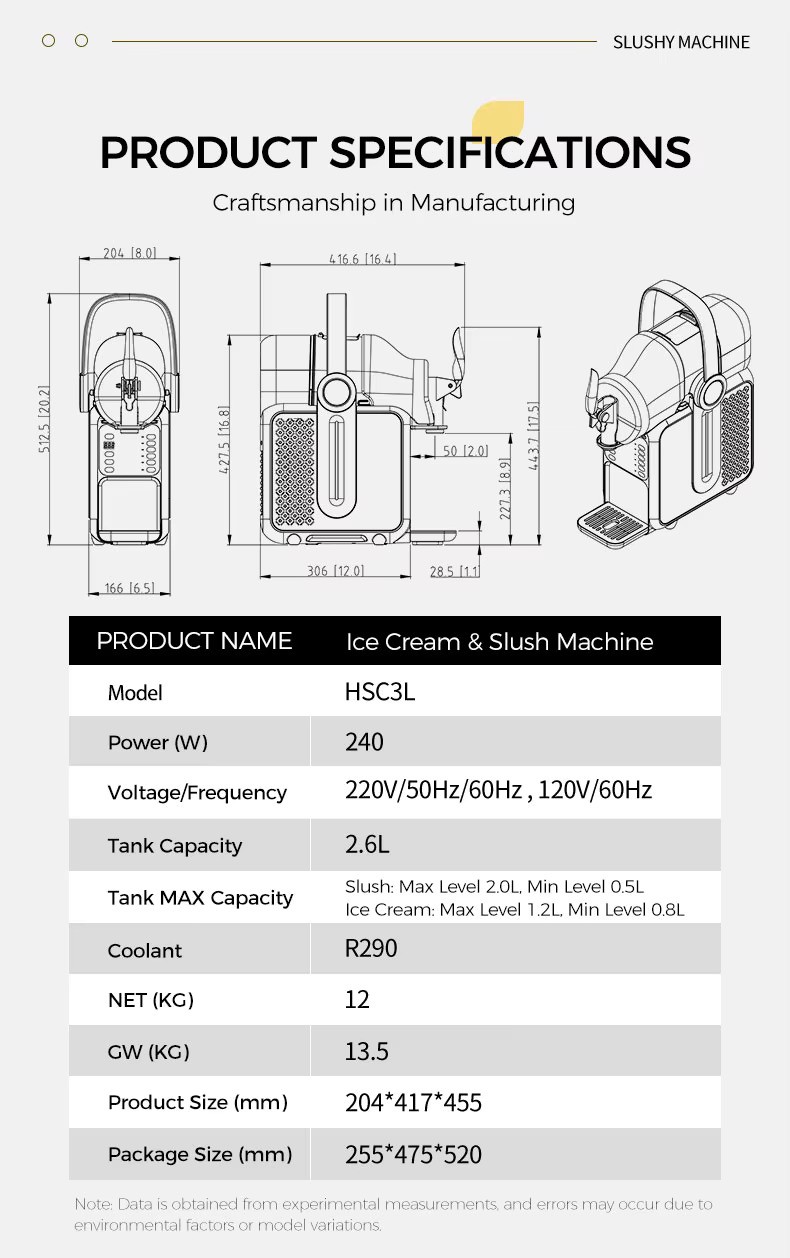 6 in 1 Soft Serve Ice Cream / Slushie Machine - Image 7